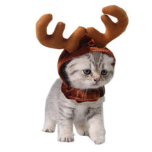 Load image into Gallery viewer, Cat Reindeer Headband Cap Xmas Costume