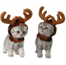 Load image into Gallery viewer, Cat Reindeer Headband Cap Xmas Costume